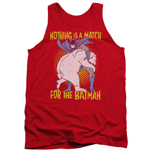 Batman - Bear Wrastling Adult Tank Top