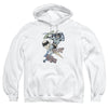 Batman - Halftone Swing Adult Pullover Hoodie