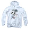 Batman - Halftone Swing Youth Hooded Sweatshirt