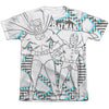 Batman - Gaudy Bat Adult Regular Fit Short Sleeve 65 - 35 Poly - Cotton