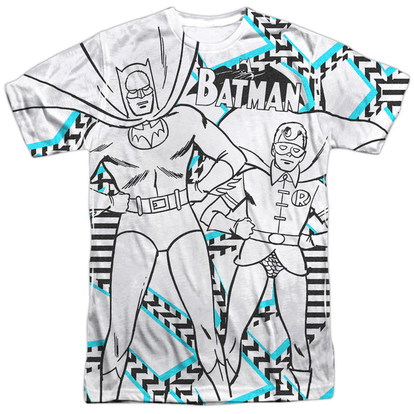 Batman - Gaudy Bat Adult Regular Fit Short Sleeve 100% Poly