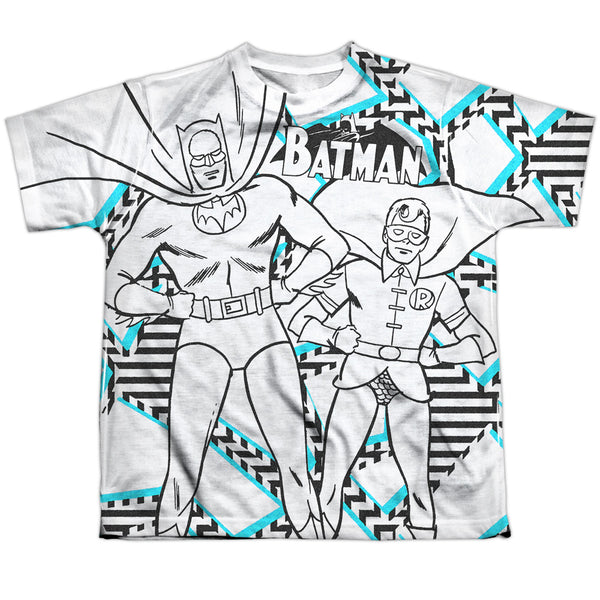 Batman - Gaudy Bat Youth Short Sleeve 100% Poly