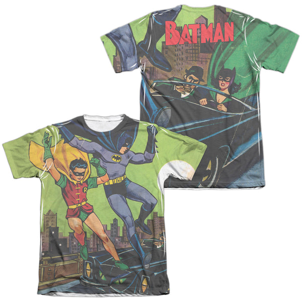 Batman - Getaway (Front - Back Print) Adult Regular Fit Short Sleeve 65 - 35 Poly - Cotton
