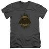 Batman - Batman Crest Adult Slim Fit V Neck Cotton