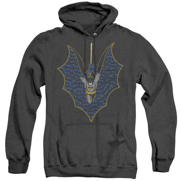 Batman - Bat Fill Adult Heather Hoodie