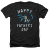 Batman - Fathers Day Adult Regular Fit Heather Short Sleeve
