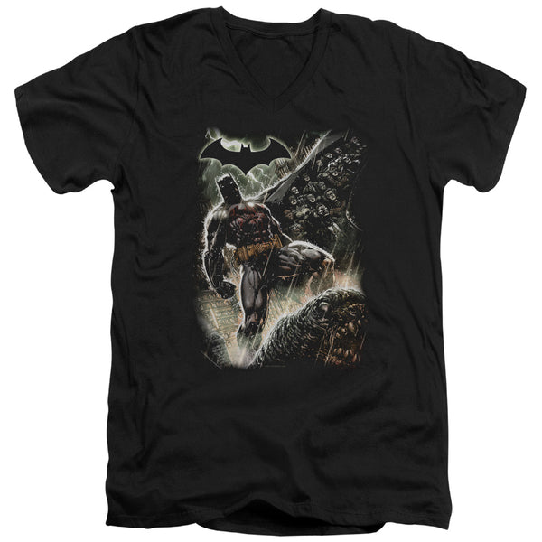 Batman - Family Adult Slim Fit V Neck Cotton