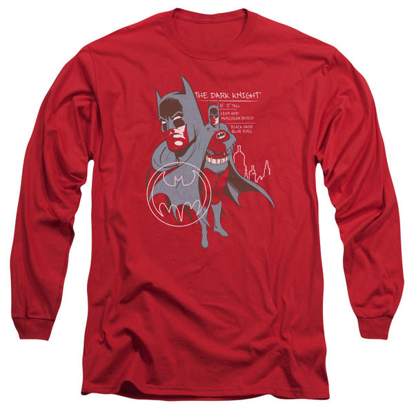 Batman - Lean And Muscular Adult Long Sleeve
