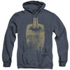 Batman - Gold Silhouette Adult Heather Hoodie