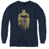 Batman - Gold Silhouette L - S Youth