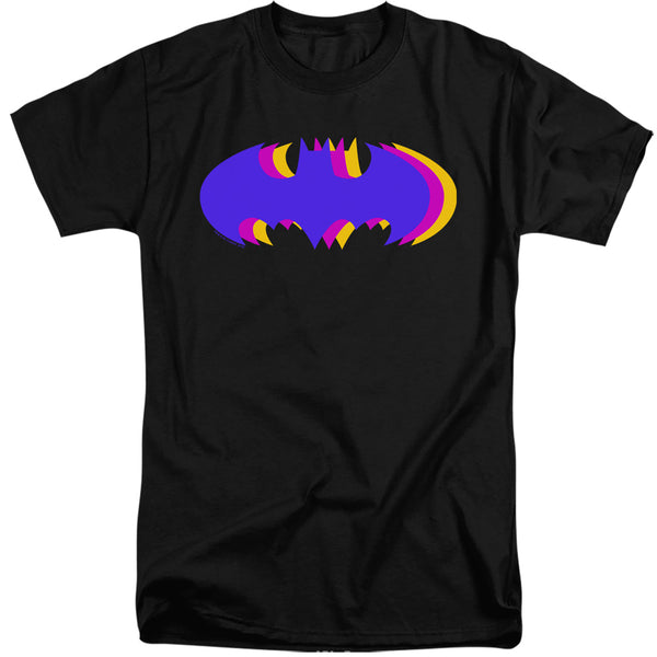 Batman - Tri Colored Symbol Adult Tall Fit Short Sleeve