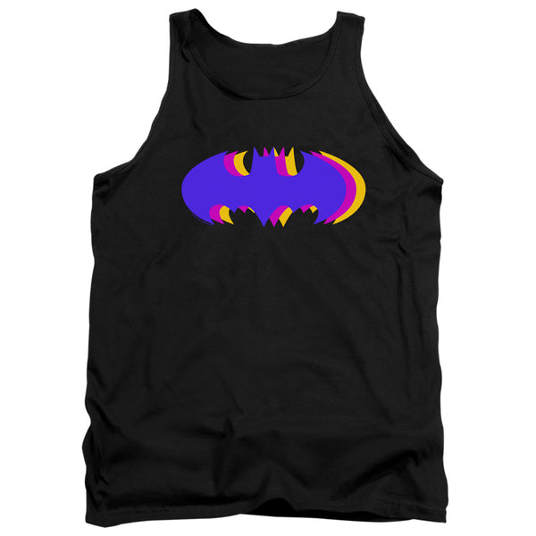 Batman - Tri Colored Symbol Adult Tank Top