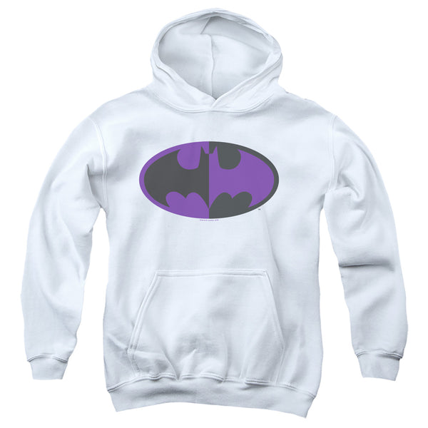 Batman - Split Symbol Youth Hooded Sweatshirt