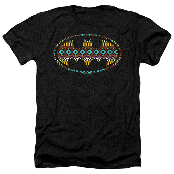 Batman - Aztec Fill Adult Regular Fit Heather Short Sleeve