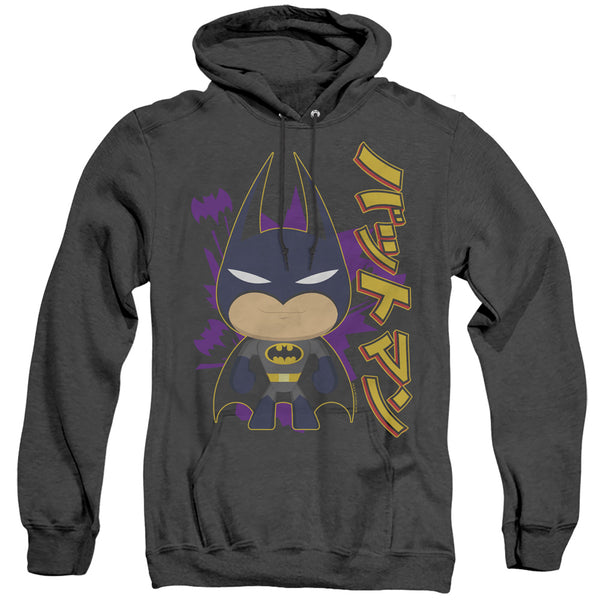 Batman - Cute Kanji Adult Heather Hoodie