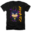 Batman - Cute Kanji Adult Regular Fit Heather Short Sleeve