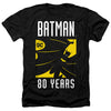 Batman - Silhouette Adult Regular Fit Heather Short Sleeve