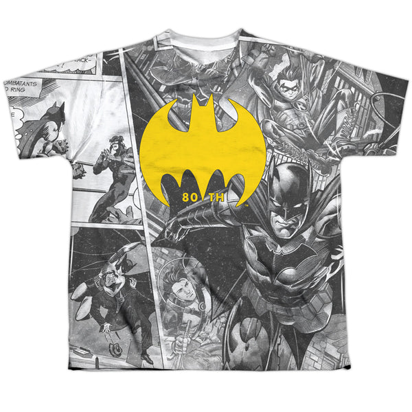 Batman - Collage Youth Short Sleeve 100% Poly