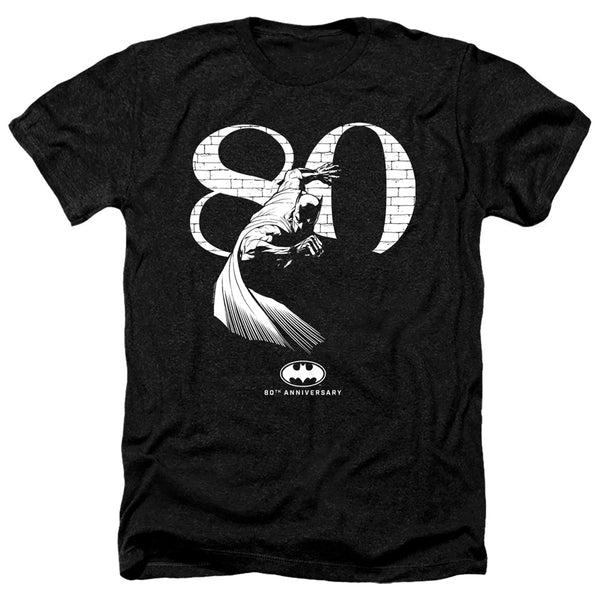 Batman - 80 Wall Adult Regular Fit Heather Short Sleeve