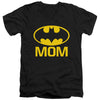 Batman - Bat Mom Adult Slim Fit V Neck Cotton