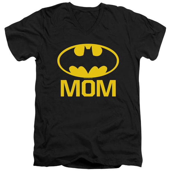 Batman - Bat Mom Adult Slim Fit V Neck Cotton