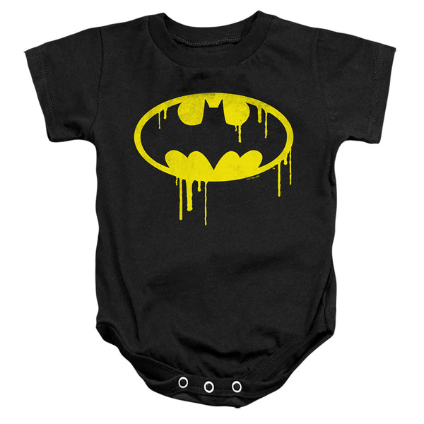 Batman - Batman Dripping Logo Infant Snapsuit