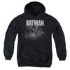 Batman - Light Blueline Youth Hooded Sweatshirt