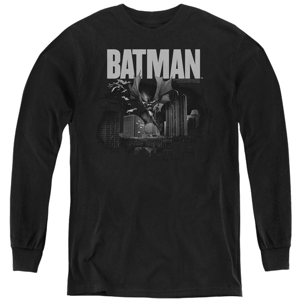 Batman - Light Blueline L - S Youth