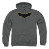 Batman - Batman Logo Yellow Outline Adult Pullover Hoodie
