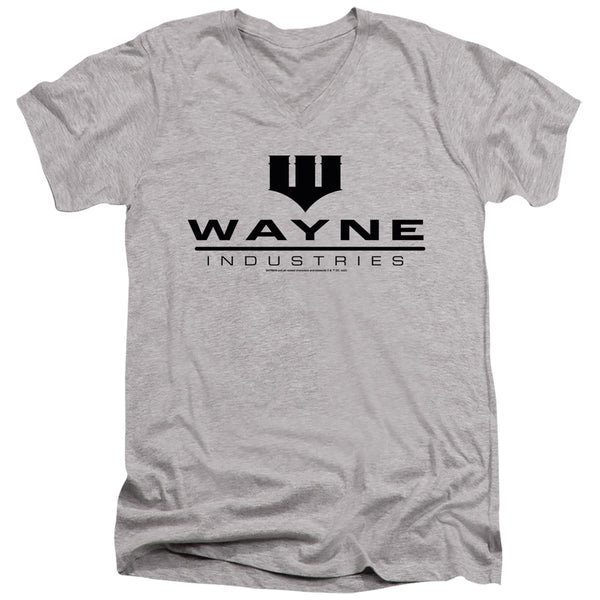 Batman - Wayne Industries Adult Slim Fit V Neck Cotton