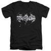 Batman - Multi Bat Logo Adult Slim Fit V Neck Cotton