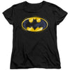 Batman - Batman Airbrush Logo Women's Short Sleeve