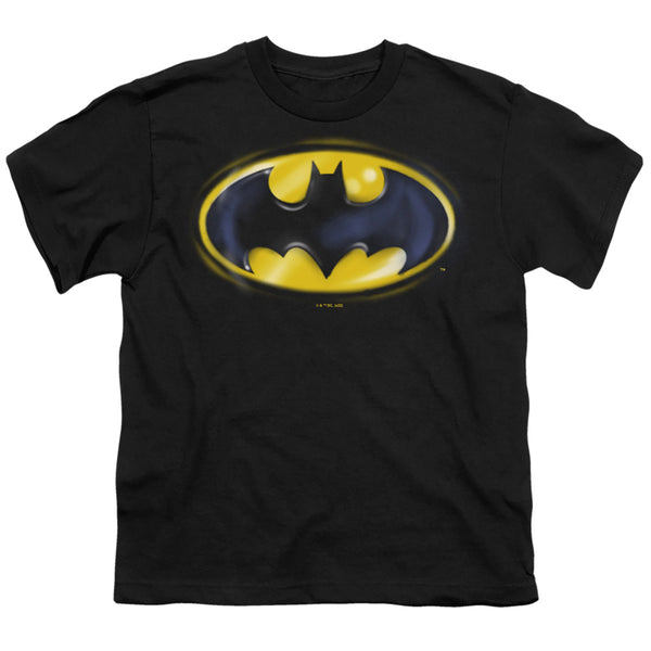 Batman - Batman Airbrush Logo Youth Short Sleeve