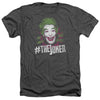 Batman Classic Tv - #Joker Adult Regular Fit Heather Short Sleeve