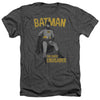 Batman Classic Tv - Caped Crusader Adult Regular Fit Heather Short Sleeve