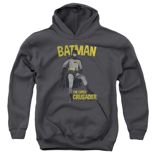 Batman Classic Tv - Caped Crusader Youth Hooded Sweatshirt