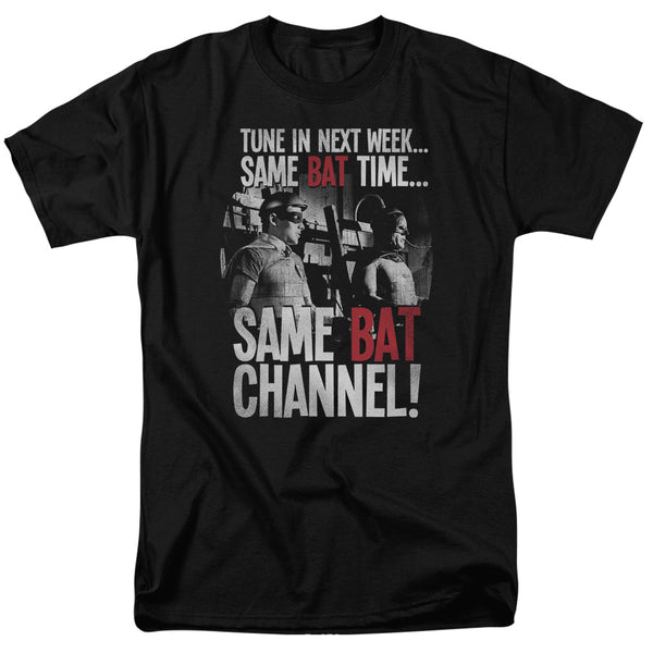 Batman Classic Tv - Bat Channel Adult Regular Fit Short Sleeve