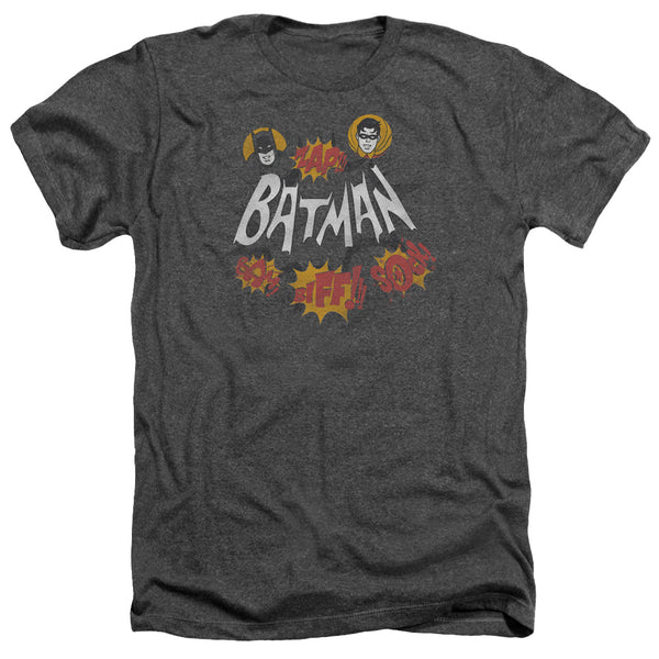 Batman Classic Tv - Sound Effects Adult Regular Fit Heather Short Sleeve