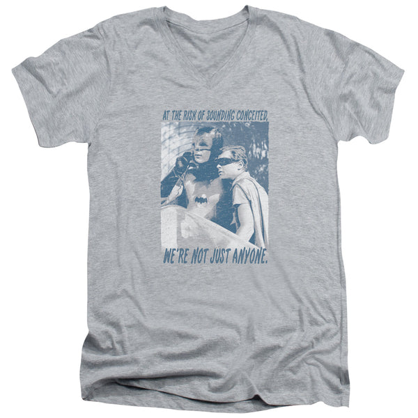 Batman Classic Tv - Boogie Nights Adult Slim Fit V Neck Cotton