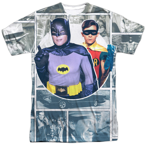 Batman Classic Tv - 60S Panels Adult Regular Fit Short Sleeve 100% Poly