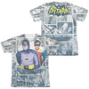 Batman Classic Tv - 60S Panels (Front - Back Print) Adult Regular Fit Short Sleeve 65 - 35 Poly - Cotton