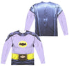 Batman Classic Tv - Batman Costume (Front - Back Print) L - S Adult Poly Crew