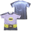 Batman Classic Tv - Batman Costume (Front - Back Print) Adult Regular Fit Short Sleeve 65 - 35 Poly - Cotton