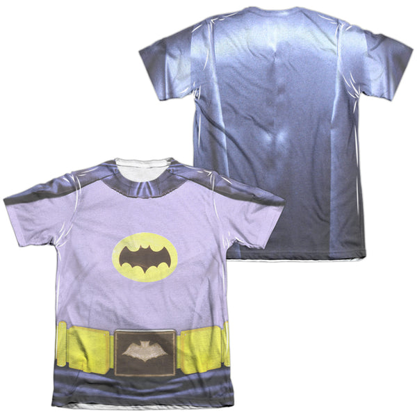 Batman Classic Tv - Batman Costume (Front - Back Print) Adult Regular Fit Short Sleeve 65 - 35 Poly - Cotton