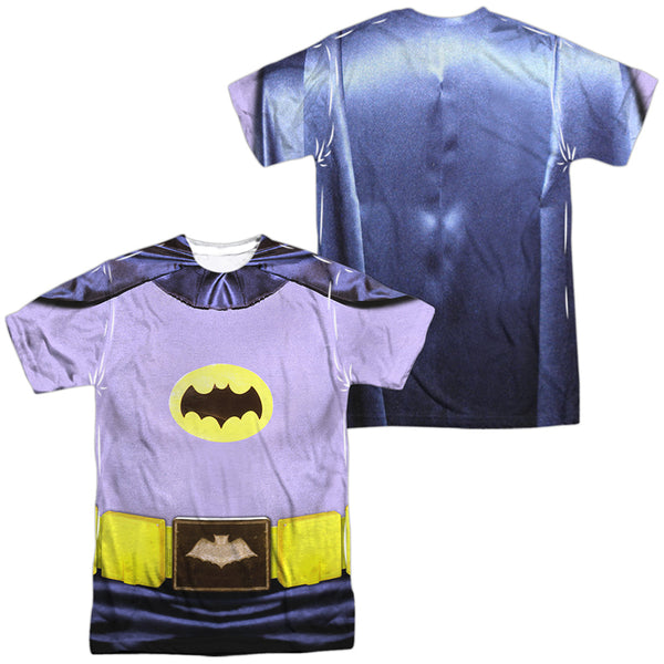 Batman Classic Tv - Batman Costume (Front - Back Print) Adult Regular Fit Short Sleeve 100% Poly