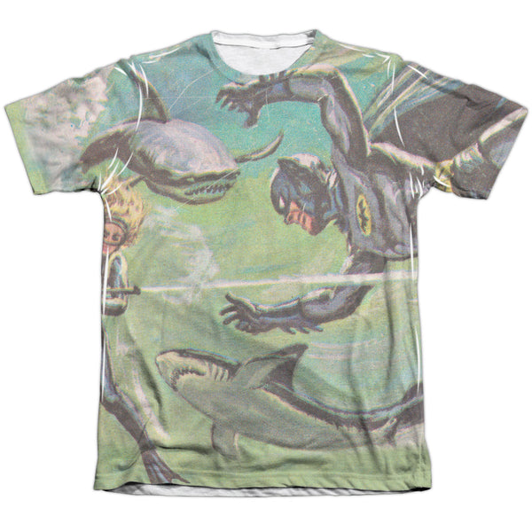 Batman Classic Tv - Underwater Adult Regular Fit Short Sleeve 65 - 35 Poly - Cotton