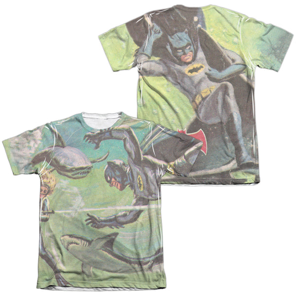 Batman Classic Tv - Underwater (Front - Back Print) Adult Regular Fit Short Sleeve 65 - 35 Poly - Cotton