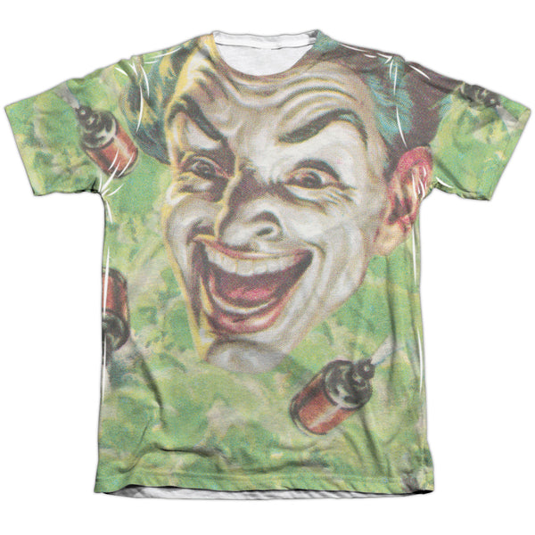 Batman Classic Tv - Laugh Gas Adult Regular Fit Short Sleeve 65 - 35 Poly - Cotton