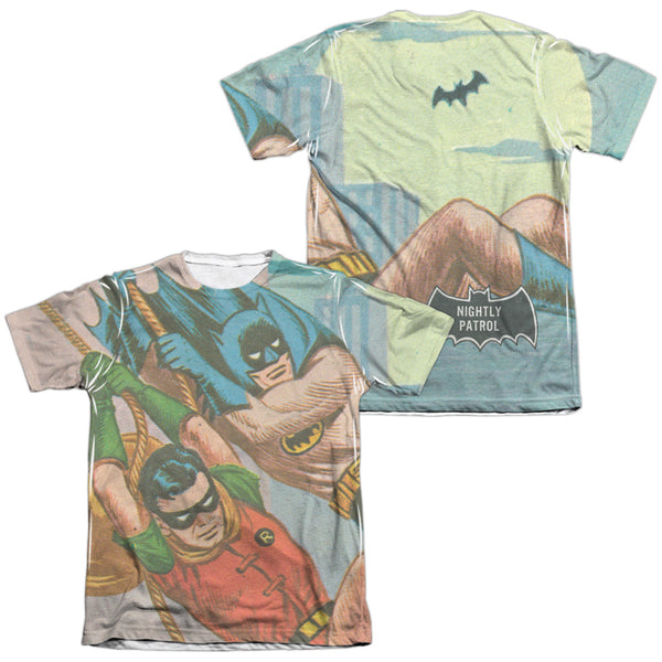Batman Classic Tv - Nightly Patrol (Front - Back Print) Adult Regular Fit Short Sleeve 65 - 35 Poly - Cotton
