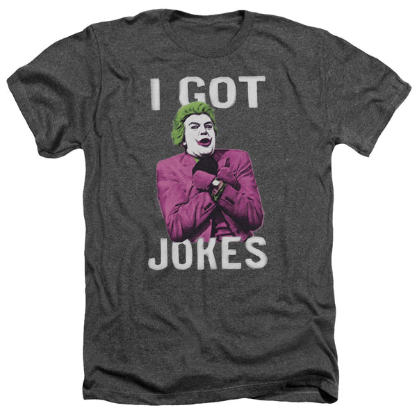 Batman Classic Tv - Got Jokes Adult Regular Fit Heather Short Sleeve